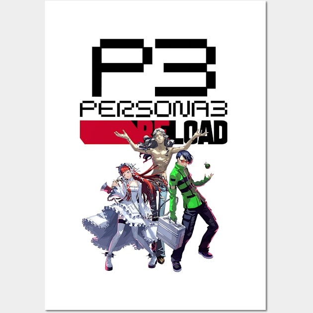 Persona 3 Reload Villains Wall Art by peculiarbutcute